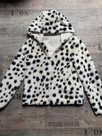 Zwart-wit dalmatier bontjasje nepbont, Verzenden, Zo goed als nieuw, Maat 34 (XS) of kleiner, Wit