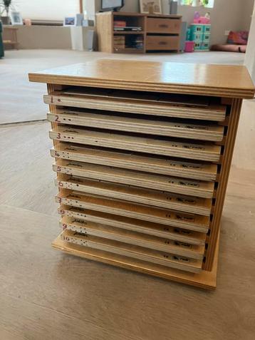 10 Rolf puzzels in houten kist beschikbaar voor biedingen