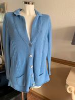 Lichtblauw vest dames - Maat 46 van bv katoen, Ophalen of Verzenden, Zo goed als nieuw, Maat 42/44 (L), Blauw