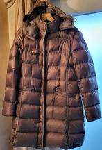 MONCLER lang donsjack lichtbruin T5 - XXL ** ALS NIEUW **, Kleding | Dames, Bruin, Moncler, Maat 46/48 (XL) of groter, Ophalen of Verzenden