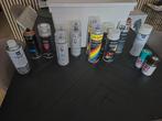 Diverse merken spuitbussen, motip, crop, tamiya., Doe-het-zelf en Verbouw, Verf, Beits en Lak, Wit, Ophalen of Verzenden, Minder dan 5 liter
