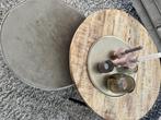 Mango houten tafel, Huis en Inrichting, Tafels | Salontafels, Ophalen, 50 tot 100 cm, Rond, 50 tot 100 cm