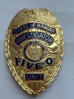 Jack Lord's persoonlijke Hawaii Five-O-badge, Verzenden, Landmacht, Amerika, Embleem of Badge