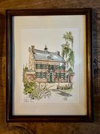 Originele Ets van “kasteel Daalbroek” te Rekem, Ophalen of Verzenden