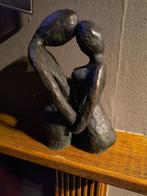 Bronzen beeld man vrouw, Ophalen, Brons