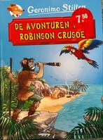 Geronimo Stilton - De avonturen van Robinson Crusoe, Ophalen of Verzenden, Fictie algemeen, Zo goed als nieuw, Geronimo Stilton; Daniel Defoe