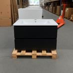 LAATSTE! Wastafelkast Badmeubel Mat Zwart 100cm - Nieuw!, Ophalen of Verzenden