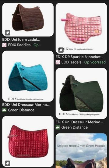 OPZOEK: Edix dekjes of Kifra pad maat S beschikbaar voor biedingen
