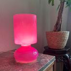 Vintage Ikea Lykta lamp - Roze, Huis en Inrichting, Lampen | Tafellampen, Ophalen of Verzenden, Zo goed als nieuw, Glas, Minder dan 50 cm