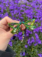 Handgemaakte ontwerper dragonfly broche, sieraden, Ophalen of Verzenden, Nieuw, Overige materialen