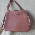 Lichtbruine kunstleren damestas jaren '60/'70 VINTAGE, Sieraden, Tassen en Uiterlijk, Tassen | Damestassen, Ophalen of Verzenden