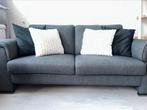 grijze 2-sits bank, Ophalen, 150 tot 200 cm, Driepersoons, 75 tot 100 cm