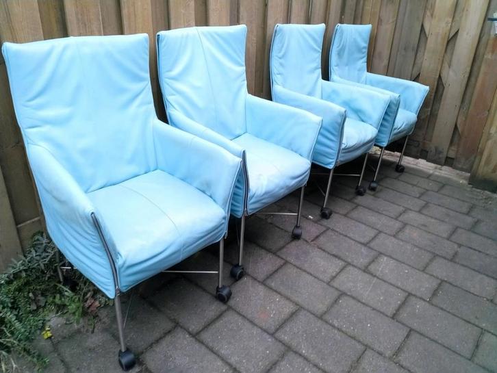 4x Montis Chaplin stoelen, Huis en Inrichting, Fauteuils, Gebruikt, 50 tot 75 cm, Minder dan 75 cm, Ophalen