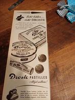 Advertentie van Droste pastilles echt lekker 1954, Ophalen of Verzenden, Zo goed als nieuw, Overige typen