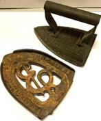 Antique Cast Iron Trivet Stand Philadelphia U.S.A. en Bout, Antiek en Kunst, Verzenden