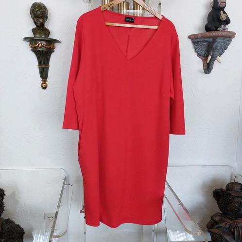 Jurk/Tuniek van het merk Ophilia.  Maat 5 (50/52), Kleding | Dames, Grote Maten, Zo goed als nieuw, Jurk, Rood, Verzenden