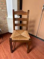 te koop eiken eetkamerstoelen, Huis en Inrichting, Stoelen, Ophalen, Gebruikt, Bruin, Hout