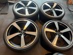Originele Audi velgen 20 inch 9J ET52 duo color goodyear F1, 255 mm, Velg(en), Ophalen of Verzenden, 20 inch