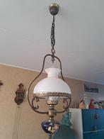 Vintage Hanglamp met Bloemmotief, Ophalen, Gebruikt, 50 tot 75 cm, Vintage