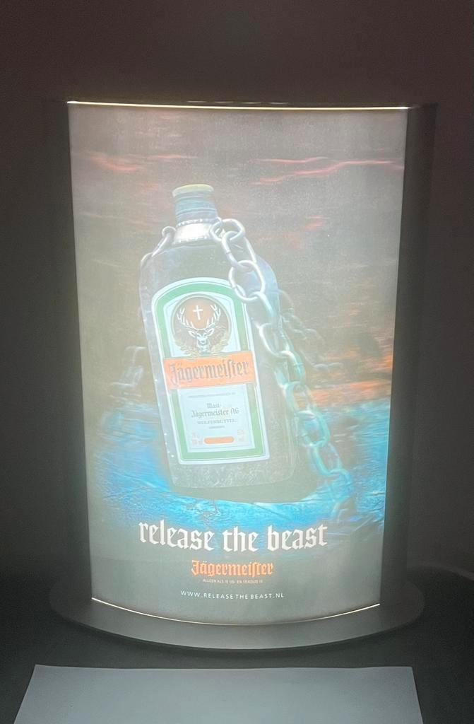 LED Jägermeister 3D (42,5 x 30 cm) – Nieuwstaat, Audio, Tv en Foto, Fotografie | Fotolijsten, Nieuw, Ophalen of Verzenden