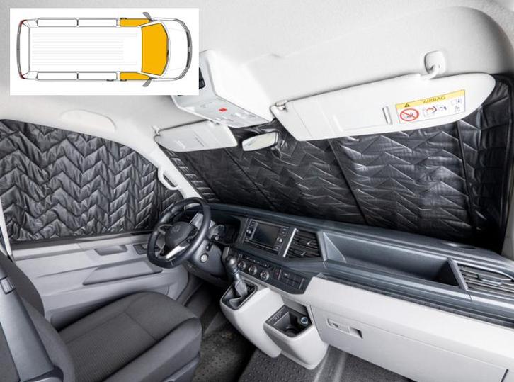 Raamisolatie Fiat Ducato BJ 1993-2006 Met magneten Black, Caravans en Kamperen, Camper-accessoires, Nieuw, Ophalen of Verzenden