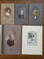 5 Oude portretfoto's, rond 1900, Ophalen of Verzenden, Voor 1940