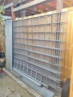 dubbelstaafmatten hekwerk met palen, Tuin en Terras, Ophalen, Zo goed als nieuw, IJzer, Dubbelstaafmat hekwerk