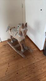 Brokante Hobbelpaard Massief Hout, Ophalen