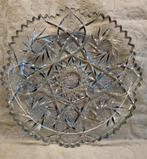 GROTE KRISTALLEN GESLEPEN SCHAAL 29 CM, Huis en Inrichting, Woonaccessoires | Kransen, Ophalen of Verzenden