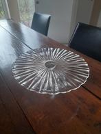 Oude taartschotel Lux-Val Val St Lambert jaren 50, Antiek en Kunst, Antiek | Glas en Kristal, Ophalen of Verzenden