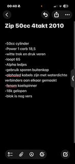 Piaggio Zip 50cc 4T 2010, Ophalen of Verzenden, Gebruikt