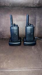 Set van 2 motorola portofoons uhf, Ophalen of Verzenden, Zo goed als nieuw