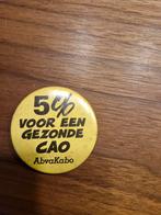 B 235 Button 5% voor een gezonde CAO Abva Kabo, Verzenden