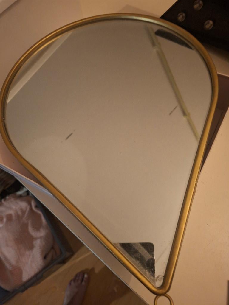 Spiegel, Ophalen, Zo goed als nieuw, Rechthoekig, Minder dan 100 cm