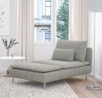 Ikeda Chaise Longue SODERHAMN - Nieuw en ongebruikt, Ophalen of Verzenden, Zo goed als nieuw, Eenpersoons, Beige