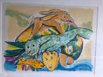 Zeefdruk van Anton Vrede jaartal 1997 41 van 50., Antiek en Kunst, Kunst | Litho's en Zeefdrukken, Ophalen