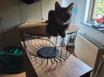 Leuke bijzettafel met kat!, 45 tot 60 cm, Minder dan 55 cm, Gebruikt, Rond