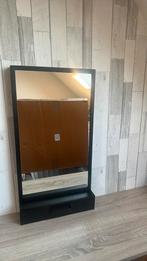 Metaal Spiegel zwart rechthoek met lade loft24 nieuw, Minder dan 50 cm, Nieuw, Ophalen of Verzenden, Minder dan 100 cm