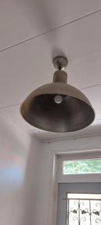 2 grote industriële hanglampen rvs, Ophalen of Verzenden, Gebruikt