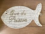 Riviera Maison vis placemat wit rotan , rattan, Ophalen of Verzenden, Zo goed als nieuw