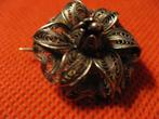 Broche zilver bloem Nr.: 220164, Antiek en Kunst, Verzenden, Zilver