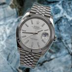 Rolex Datejust 41 Ref. 126300 Zilver uit 2023, Staal, Verzenden, Polshorloge, Zo goed als nieuw
