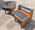 Set van 2 vintage jaren 60 kastjes, Huis en Inrichting, Slaapkamer | Nachtkastjes, Ophalen, Gebruikt, Minder dan 45 cm, Minder dan 55 cm