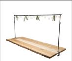 Tafelklem stang voor decoratie 135-190 lang x 95 cm hoog, Ophalen