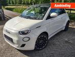 Fiat 500 E-Cabrio-Passion Sport  -42KW, Gebruikt, Huisgarantie, 4 stoelen, Wit