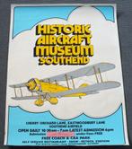 Poster luchtvaart museum Southend, Ophalen of Verzenden, Gebruikt, Kaart, Foto of Prent