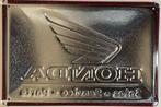 Honda motorcycles service relief reclamebord van metaal deco, Verzenden, Nieuw, Auto's