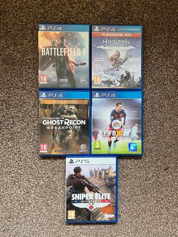 PS4 & PS5 Games - Battlefield, Horizon, FIFA, etc. beschikbaar voor biedingen