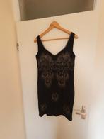 Mooie peacock flapper dress jaren 20!, Kleding | Dames, Maat 38/40 (M), Zwart, Ophalen of Verzenden, Zo goed als nieuw