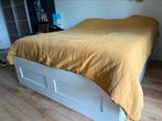 IKEA Brimnes bed 160x200 cm wit, Huis en Inrichting, Slaapkamer | Bedden, Ophalen, Wit, Tweepersoons, Zo goed als nieuw